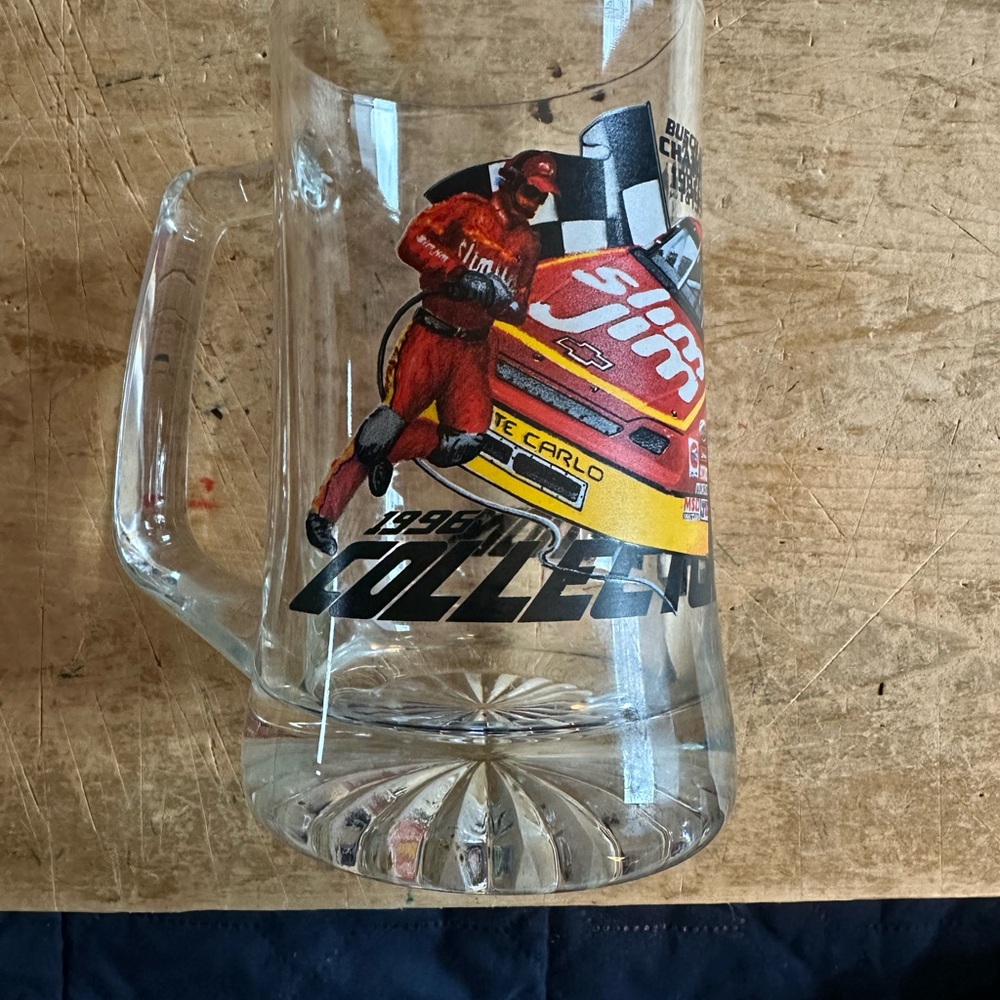 1996 NASCAR Collector's Glass Mug